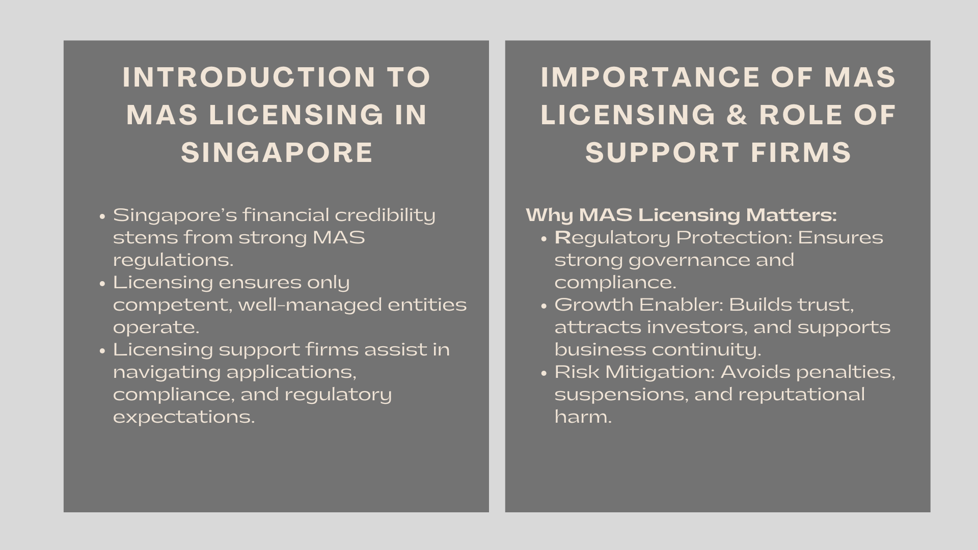 Best MAS Licensing Support Firms in Singapore