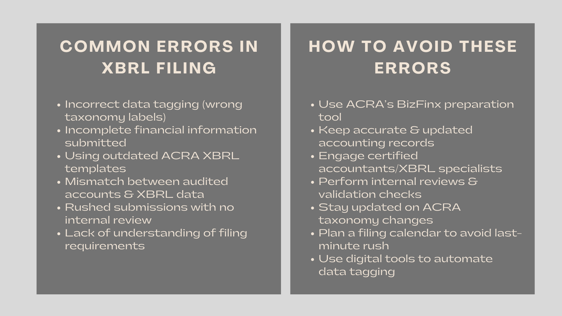 Common Errors in XBRL Filing and How to Avoid Them