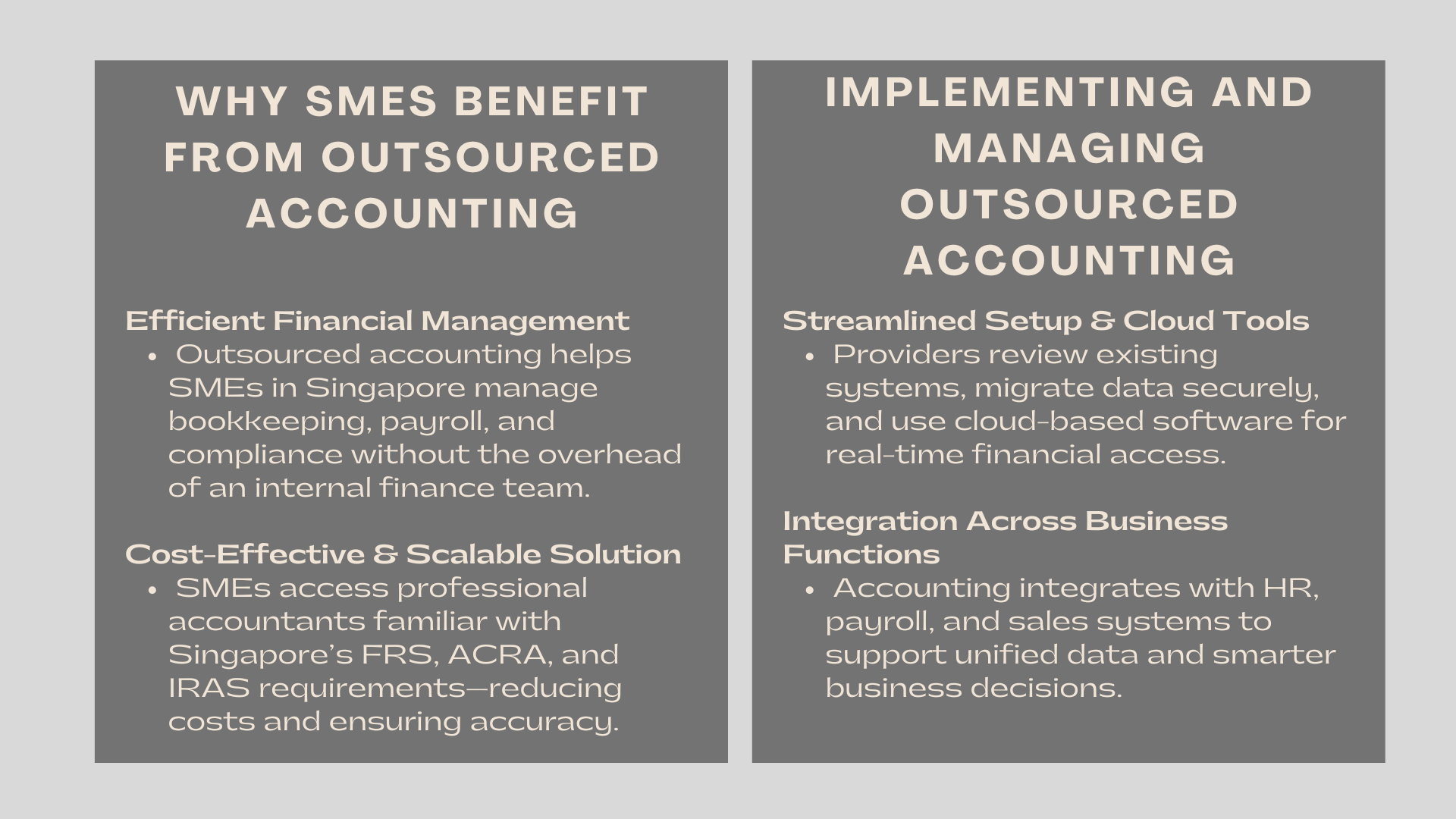 How Outsourced Accounting Saves Time and Money for SMEs