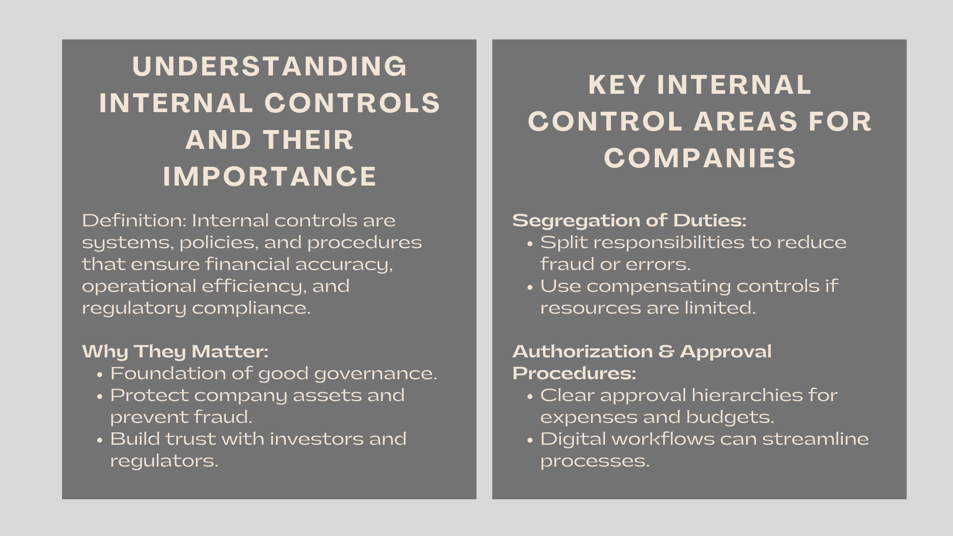 Internal Controls Every Singapore Company Should Have
