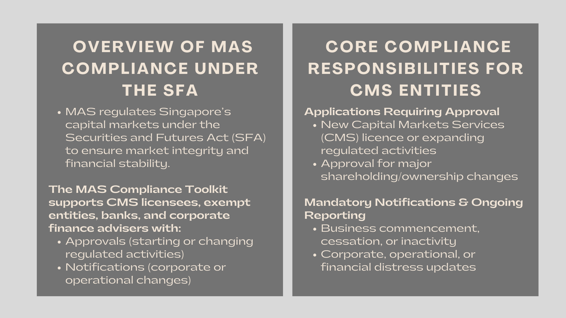 Navigating MAS Compliance Under the SFA A Comprehensive Guide for Financial Institutions