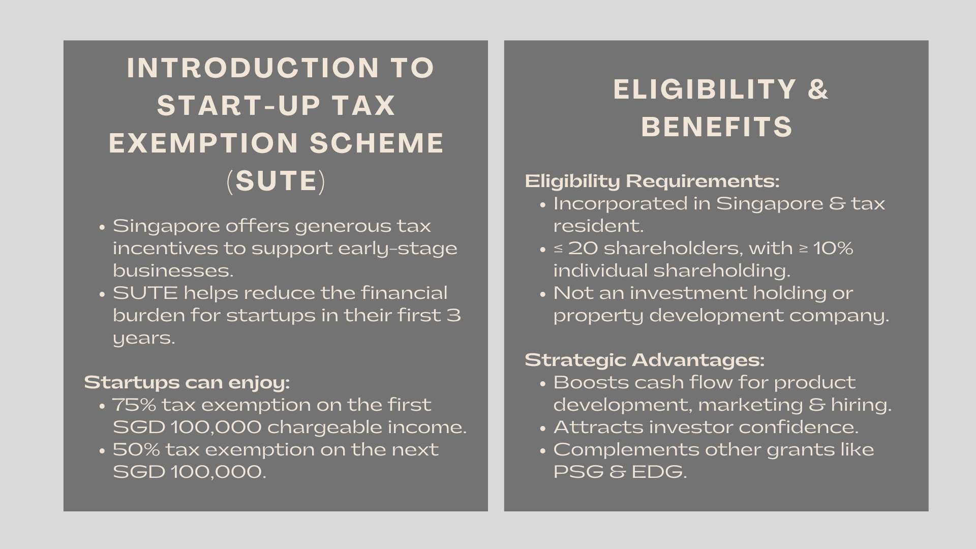 Start-Up Tax Exemption Scheme
