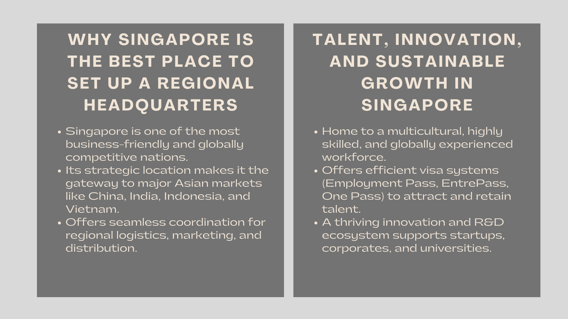 Why Singapore Is the Best Place to Set Up a Regional Headquarters