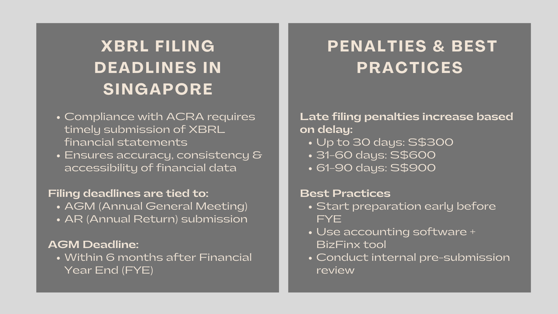 XBRL Filing Deadlines in Singapore Dont Miss Them