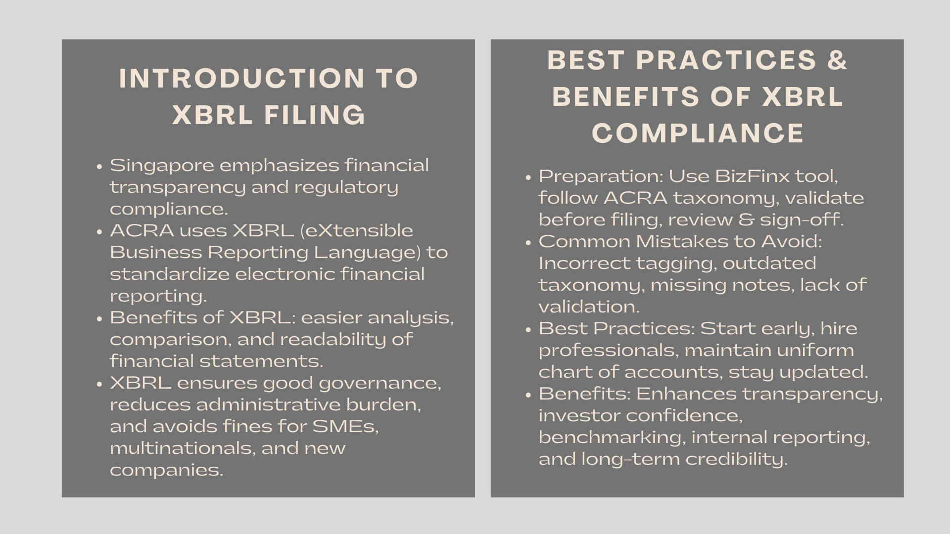 XBRL Filing Requirements Explained