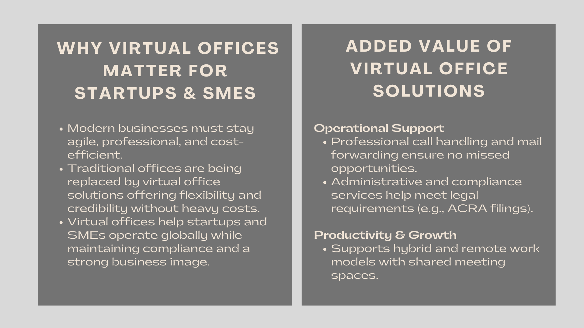 Benefits of Using a Virtual Office for Startups and SMEs