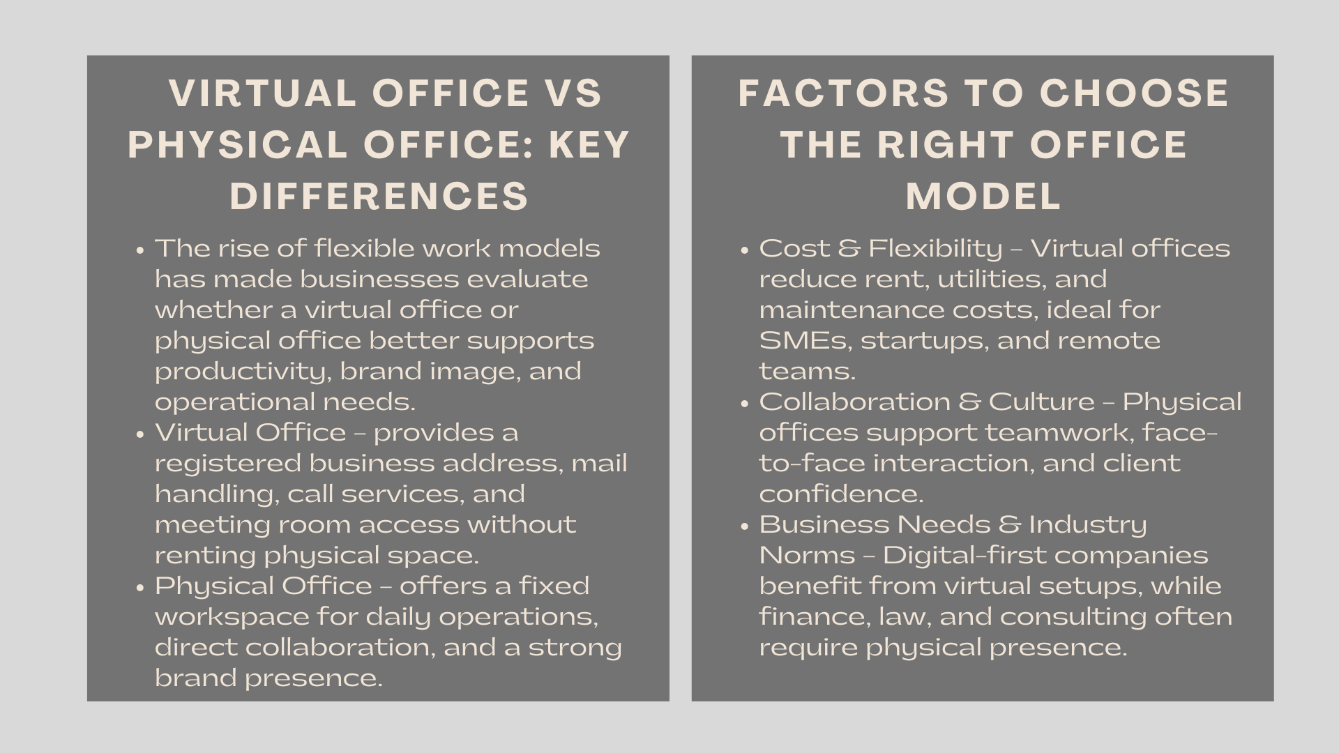 Virtual Office vs Physical Office Which Should You Choose
