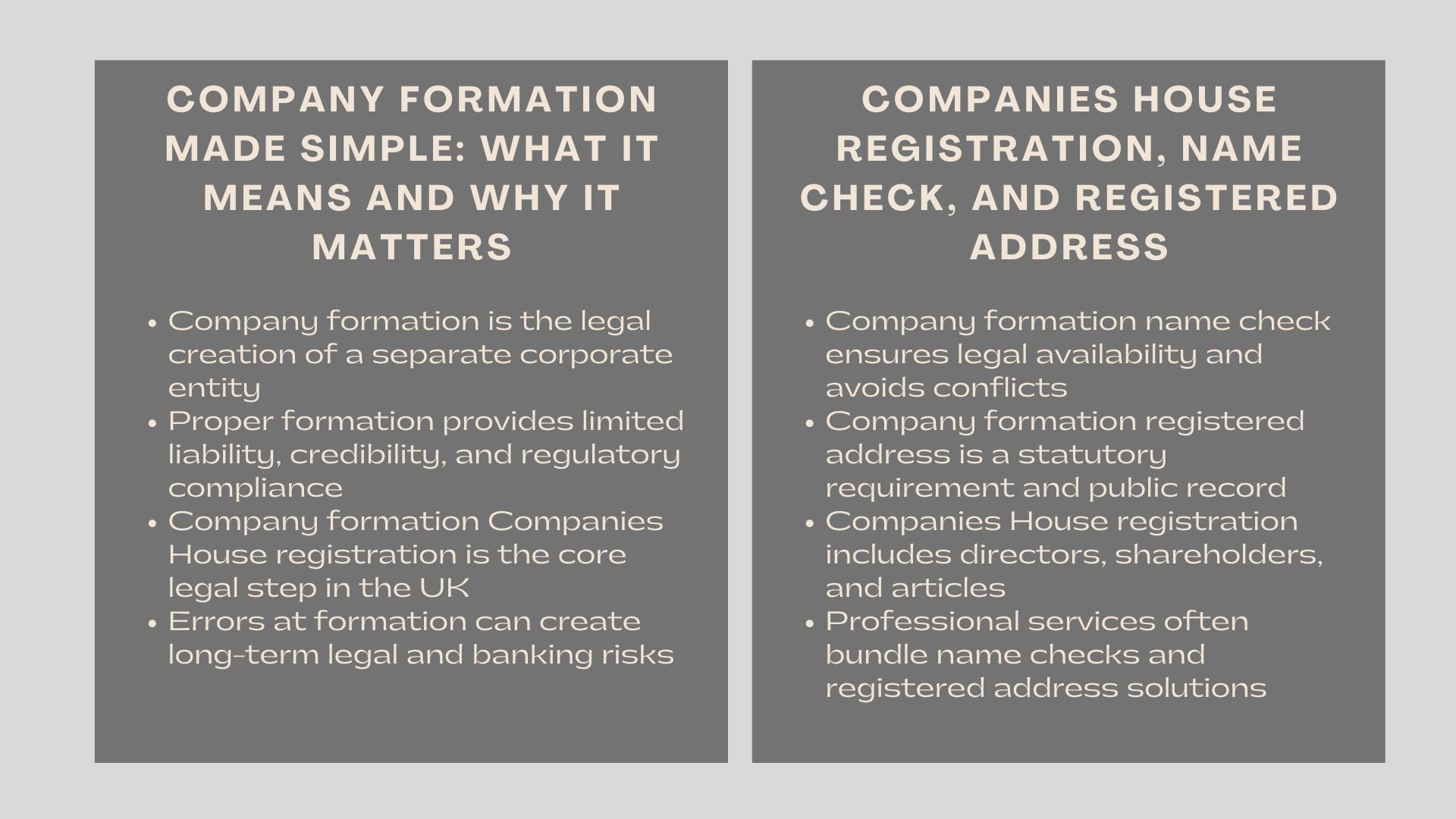 Understand Company Formation Requirements
