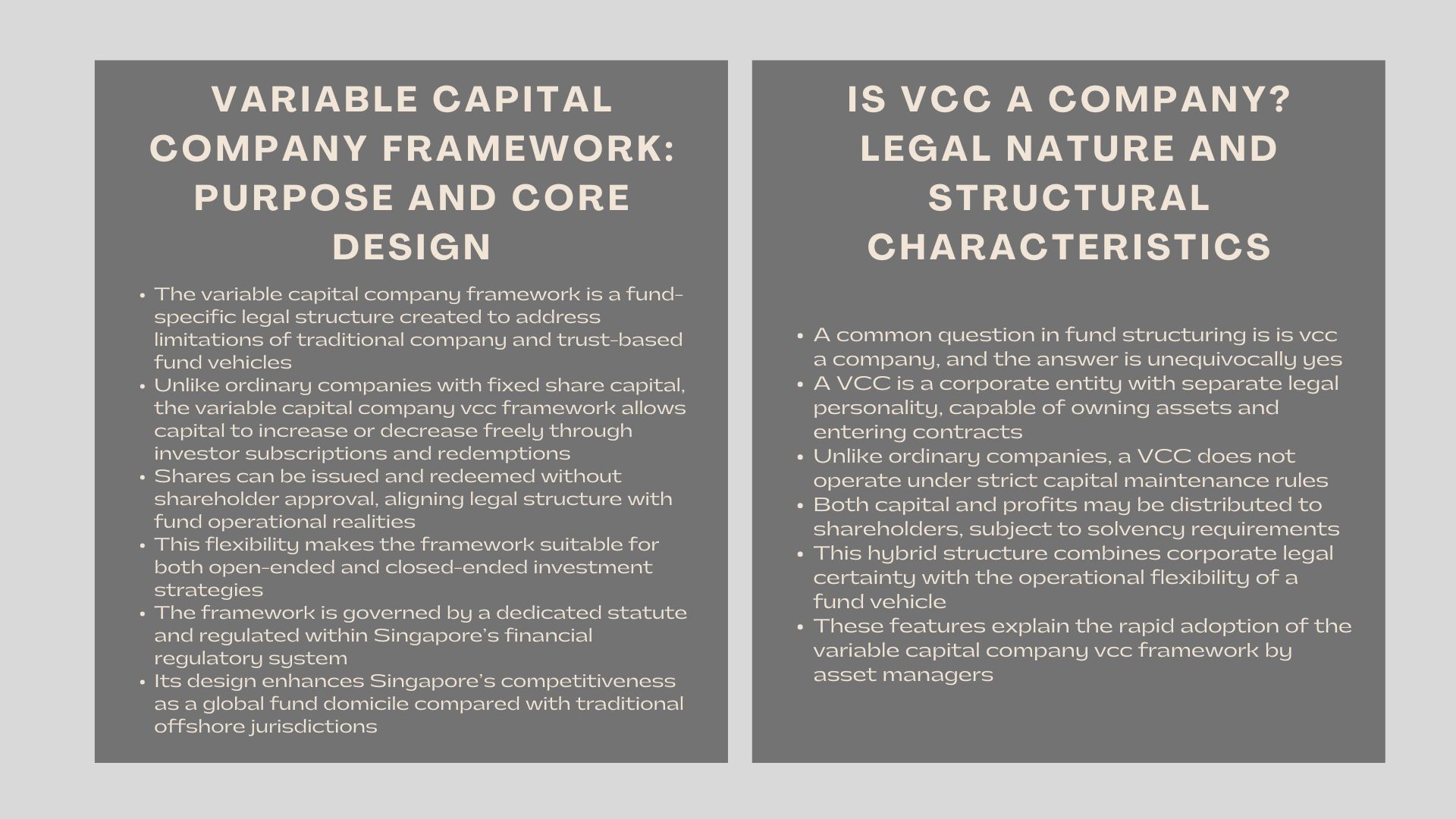 Build VCC Fund Management Knowledge