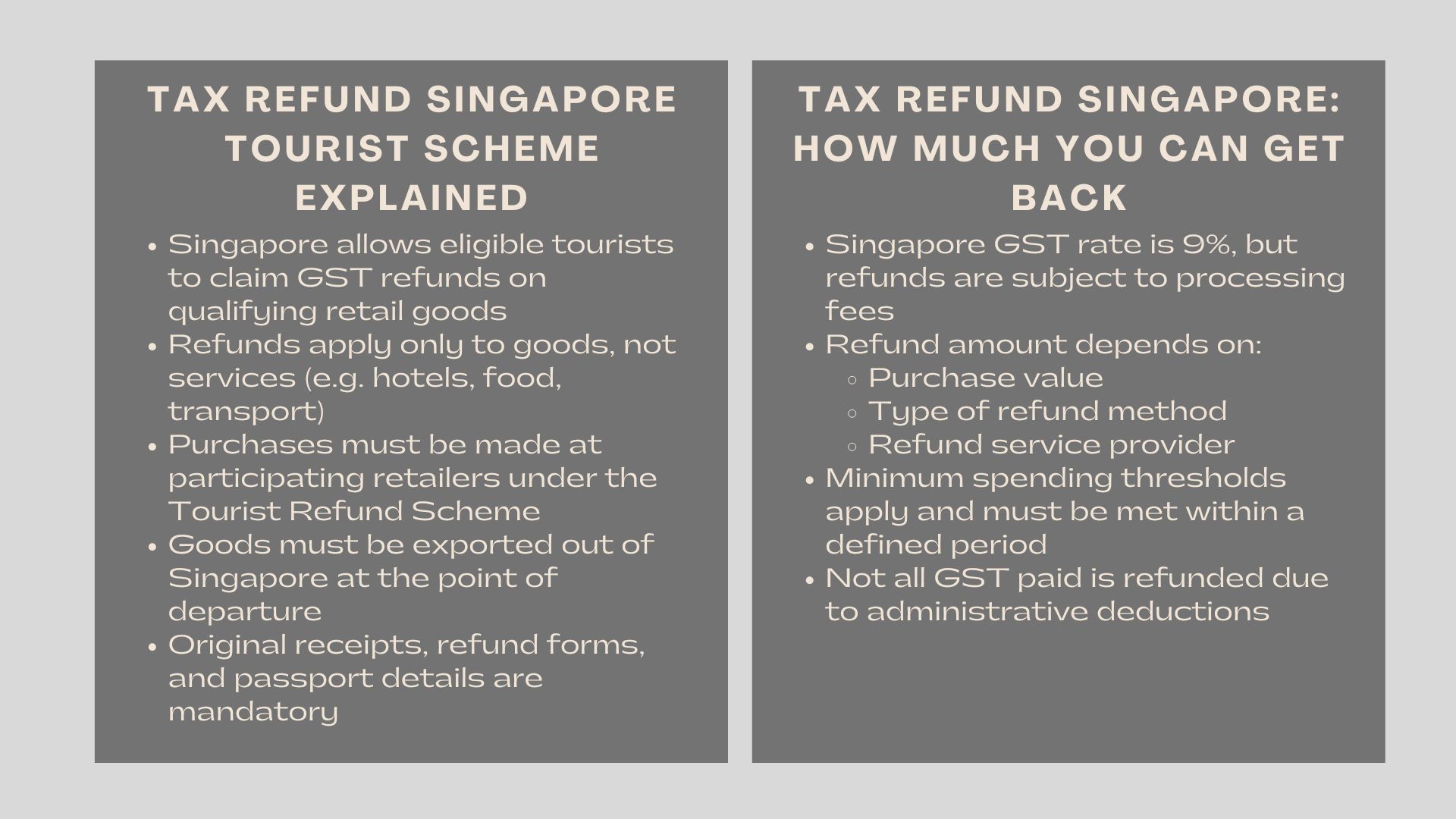 How Much Tax Refund Singapore