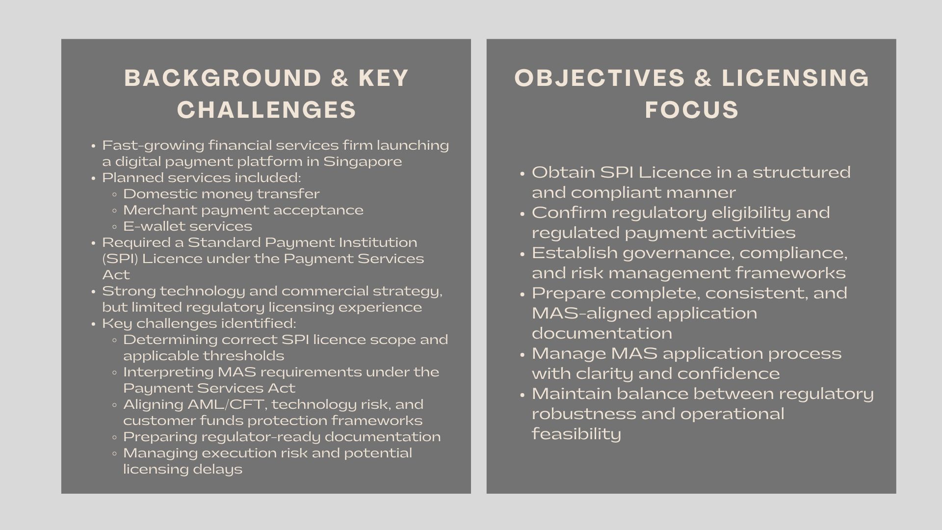Case Study Standard Payment Institution License