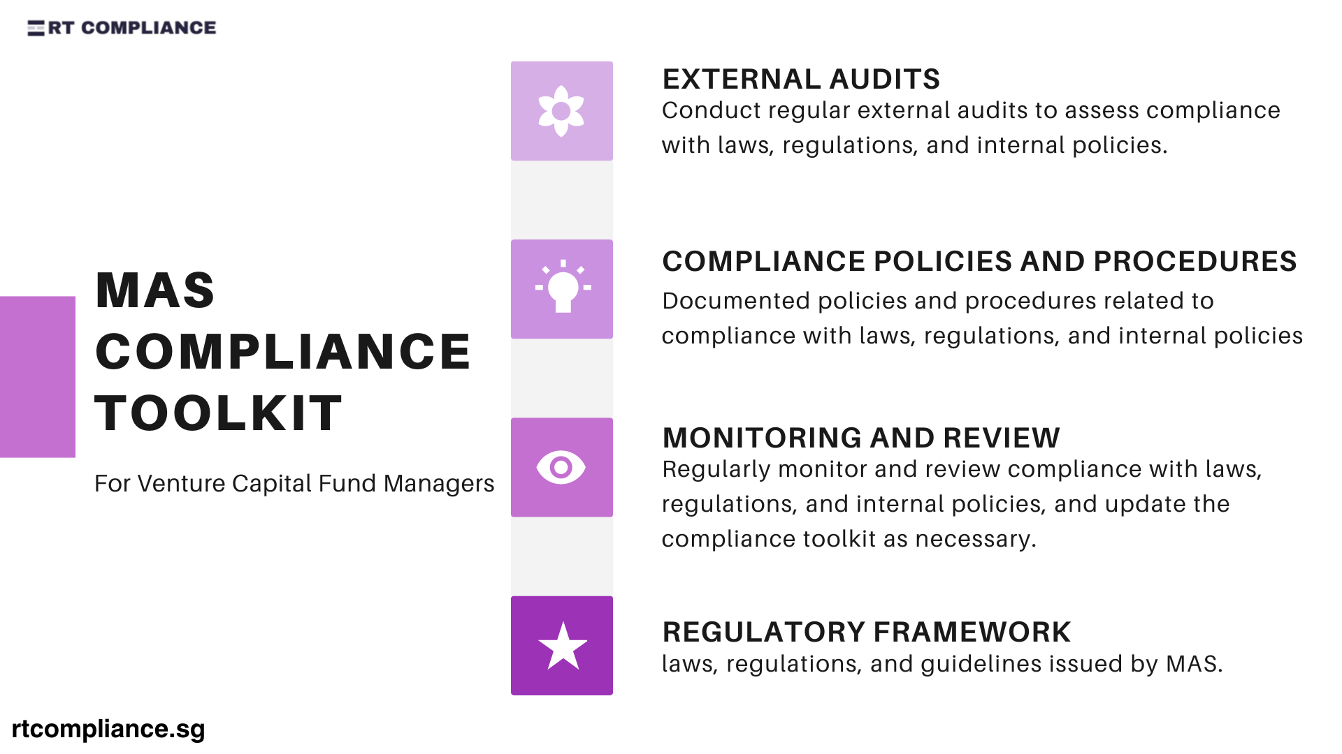 MAS Compliance Toolkit For Venture Capital Fund Managers